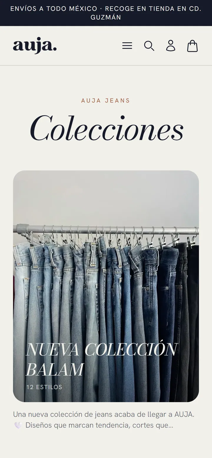 Auja Jeans: Colecciones
