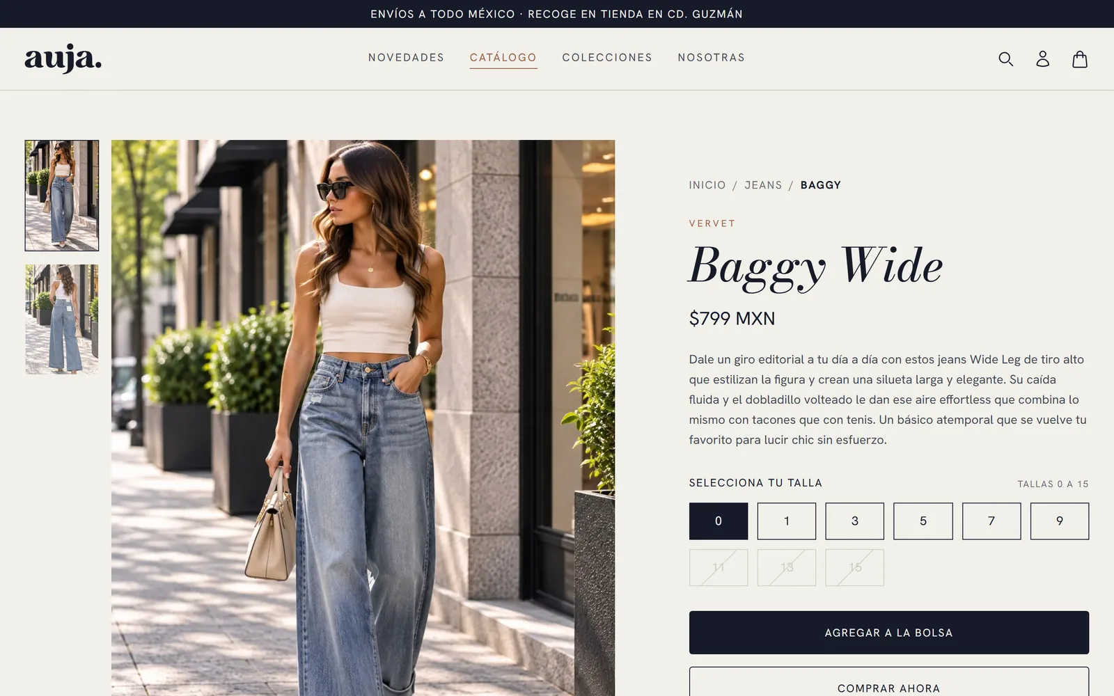 Auja Jeans: Ficha de producto