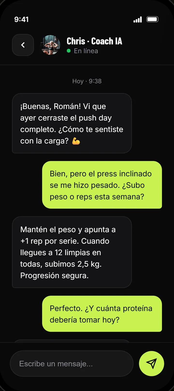 Gym IA: Coach con IA