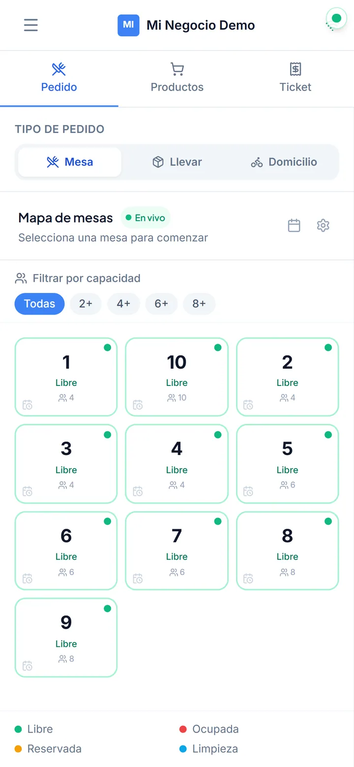TuPOS360: Punto de venta con mapa de mesas