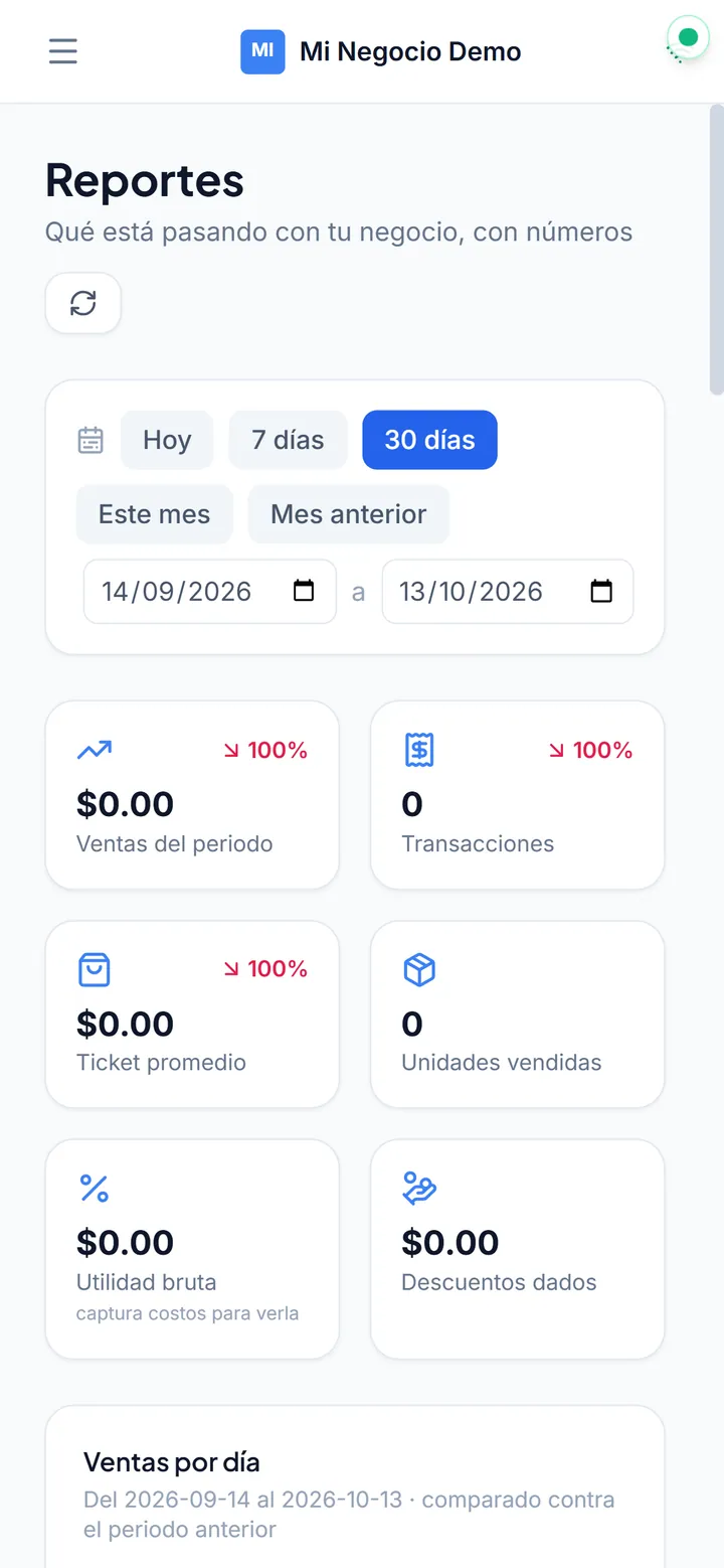 TuPOS360: Reportes