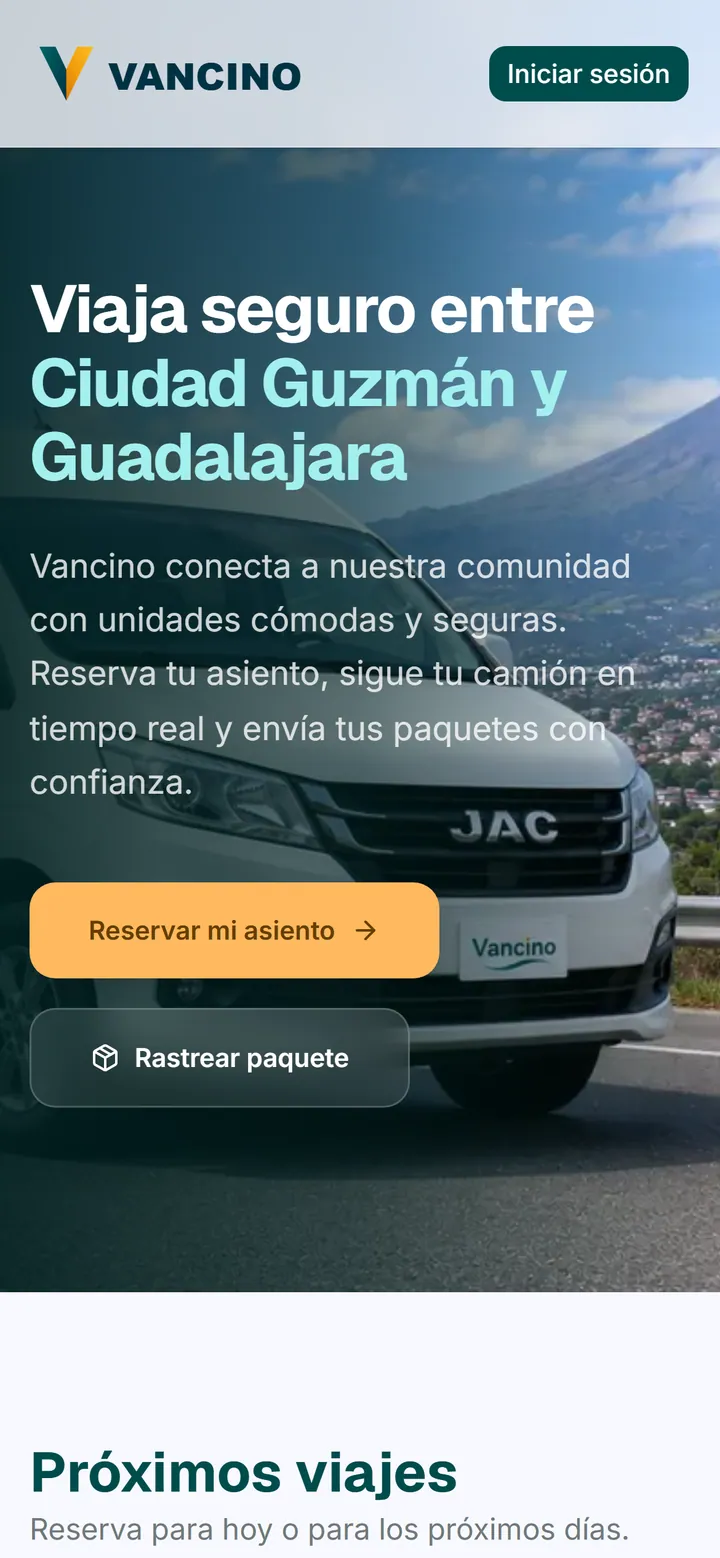 Vancino en el celular